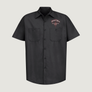 Mechanic Shirt -Pinstripe Hotrod - Black