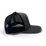 Embroidered Trucker Hat - Charcoal