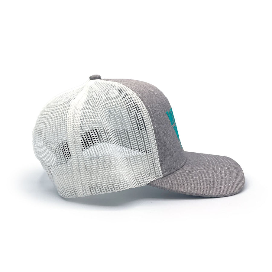 Embroidered Wicked Hat- Gray