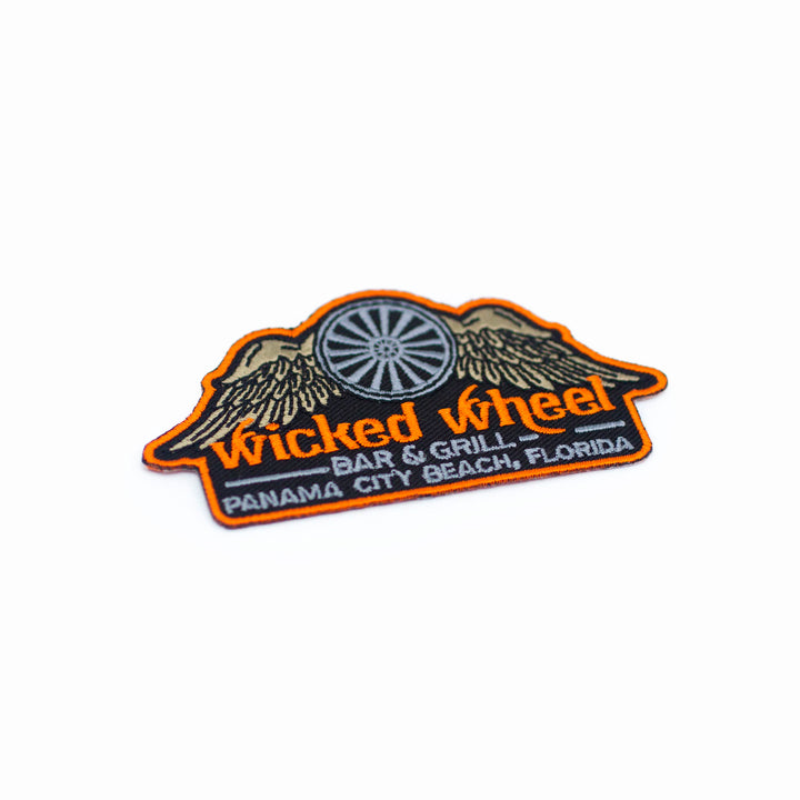 Wicked Wheel Iron On Patch